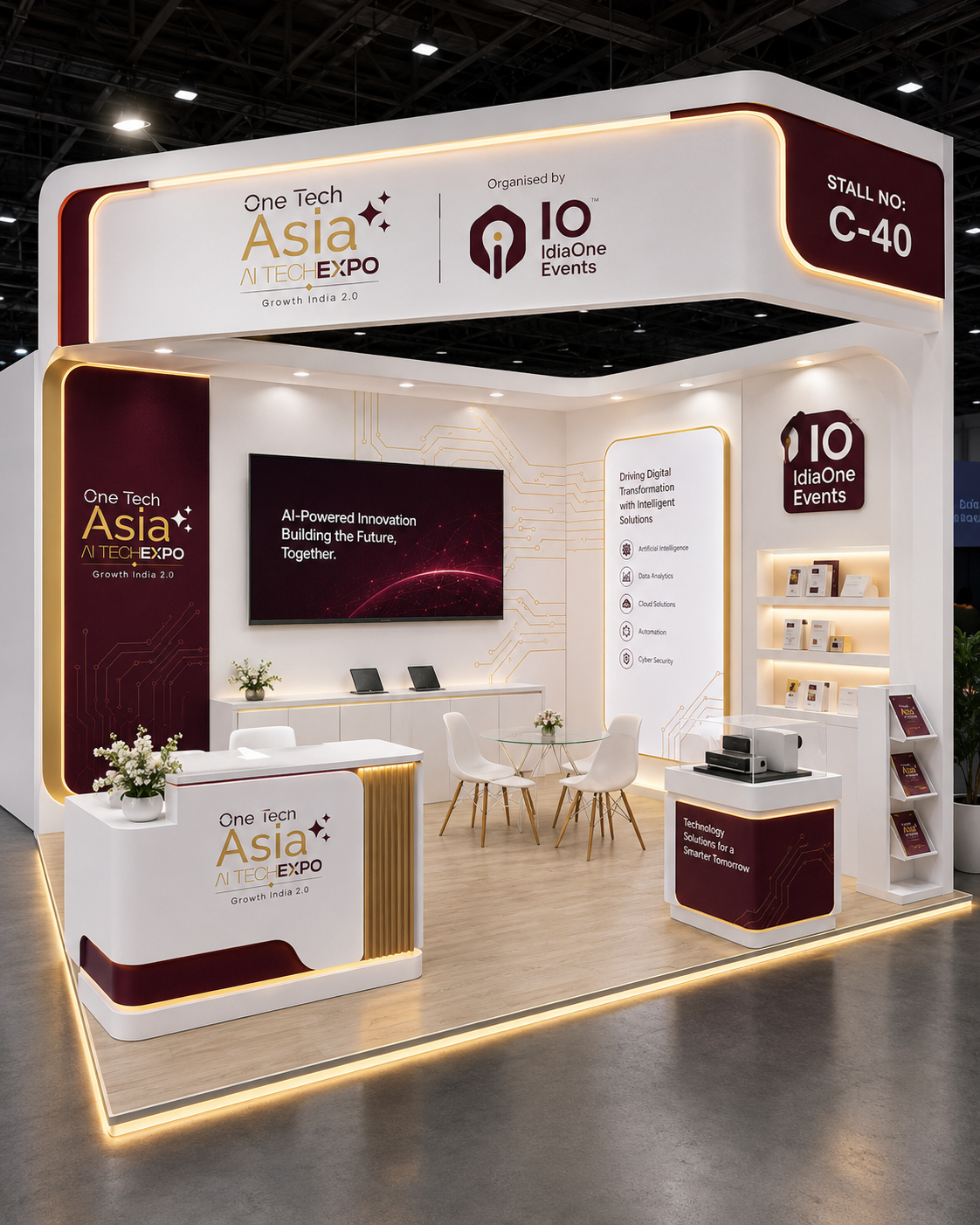 44 SQM Custom Design Stall