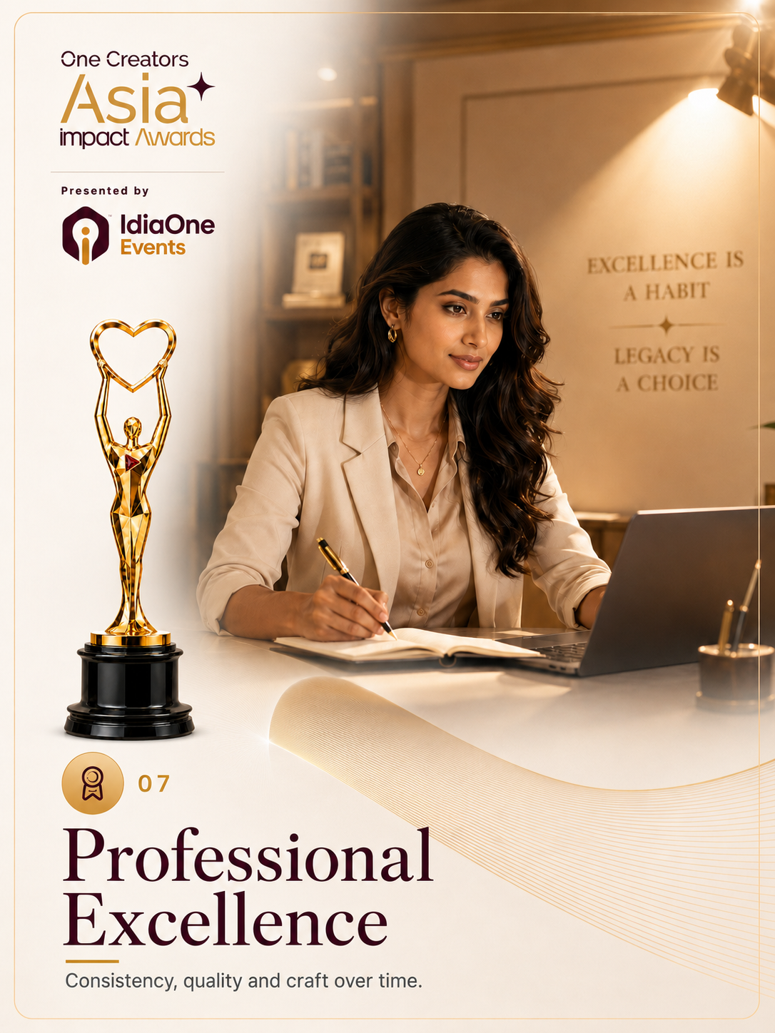 Professional Excellence award criteria