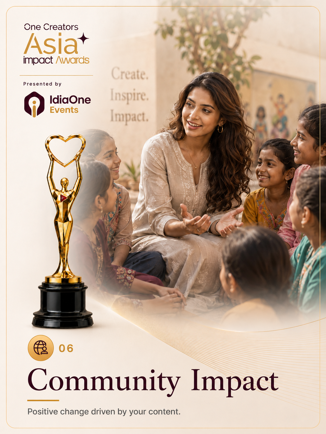 Community Impact award criteria
